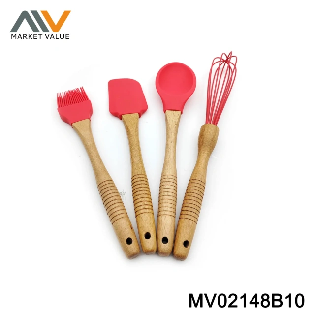 Sets of 3Pcs Baking Set (Spatula+Brush) Pvc Box