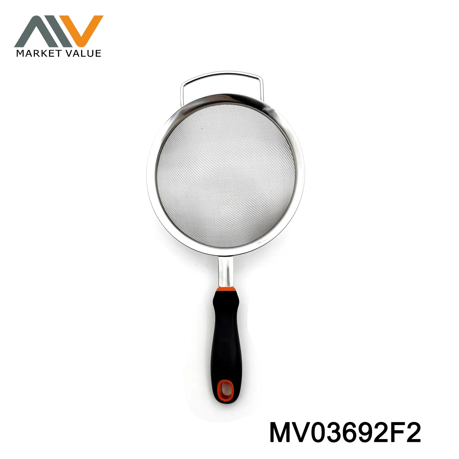 12/14/16/18/20CM SS Strainer With PP TPR Handle