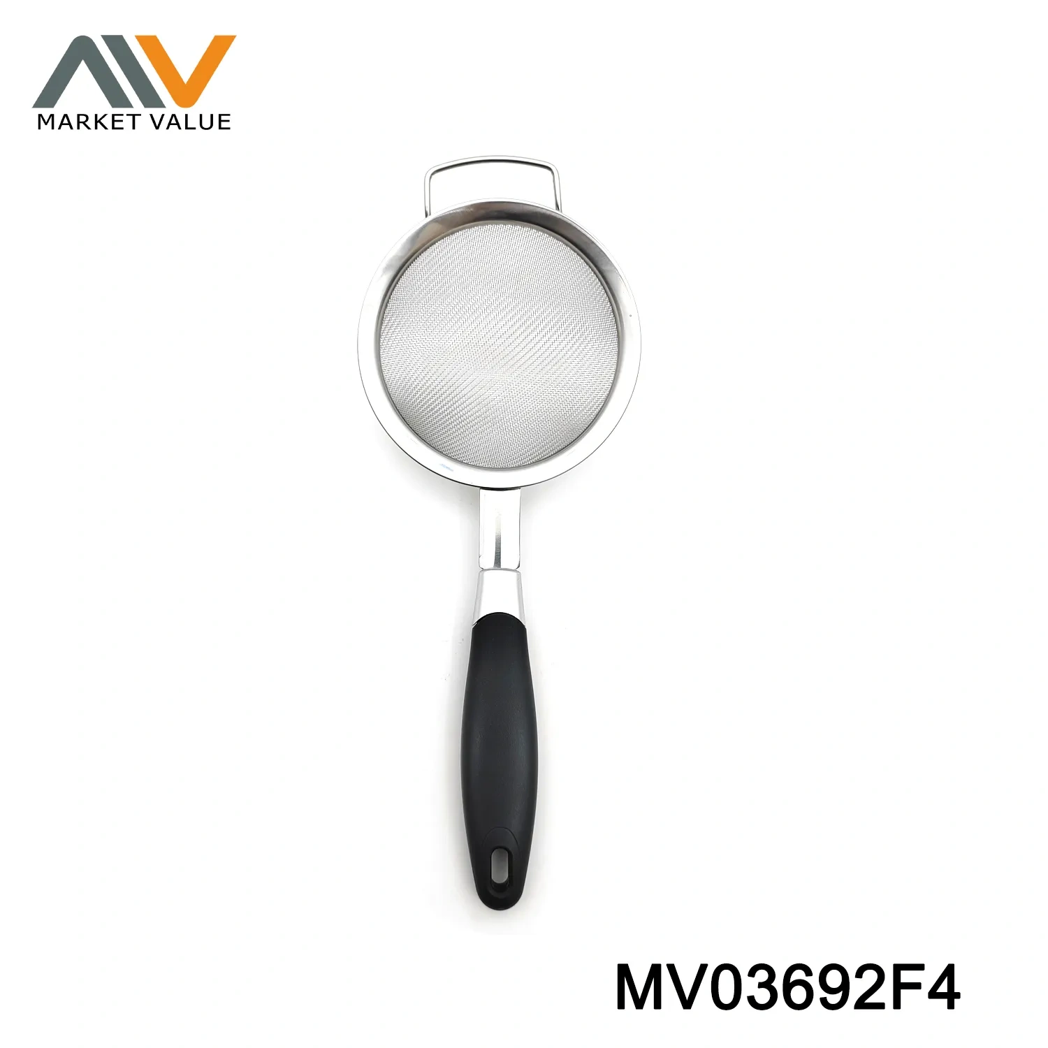 12/14/16/18/20CM SS Strainer With PP TPR Handle