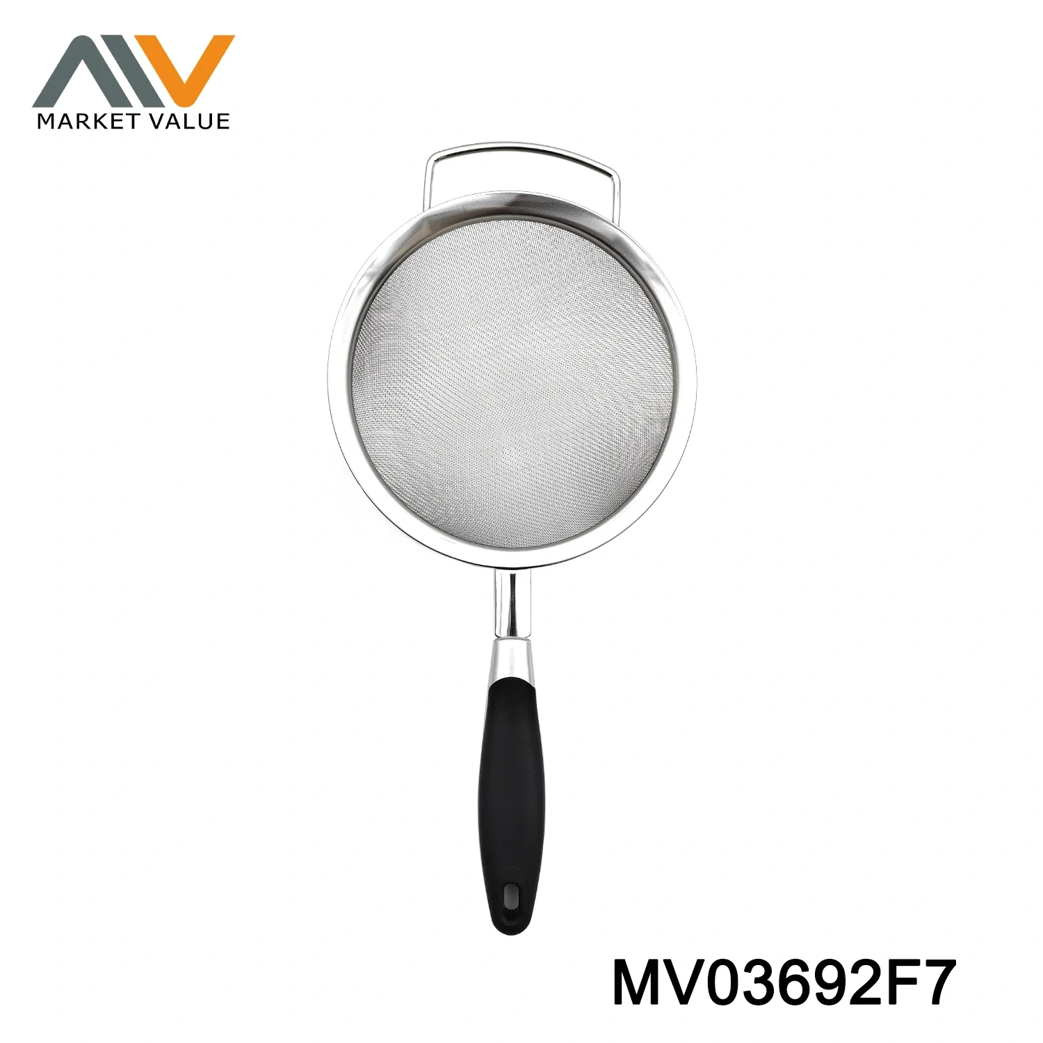 12/14/16/18/20CM SS Strainer With PP TPR Handle