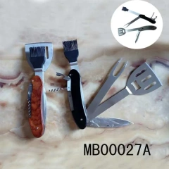 6 Function BBQ Tools Aluminum Handle IN Gift Box