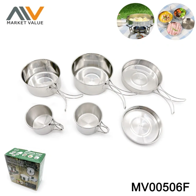 SETS Of 4 Pcs Outdoor Cooker 304 Portable