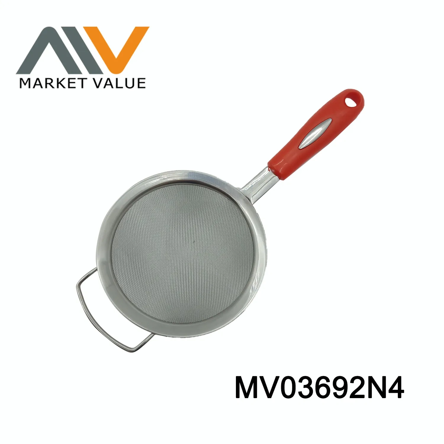 14/16cm SS STRAINER with TPR Handle TC style 3