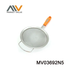 14/16cm SS STRAINER with TPR Handle TC style 3