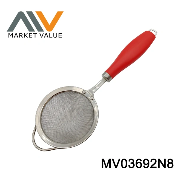 14/16cm SS STRAINER with TPR Handle TC style 3