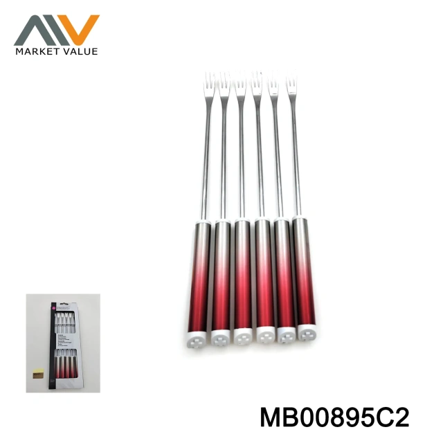 6PCS CHEESE FONDUE FORKS