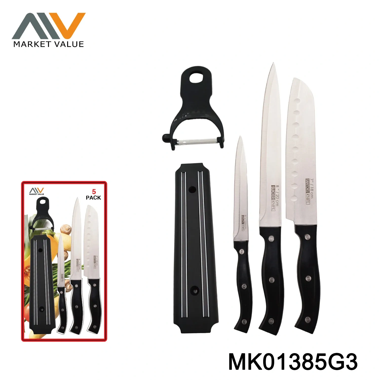 Set Of 5PCS 3PCS Knife Set