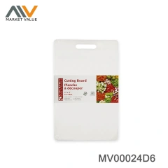 PLASTIC PREP CUTTING BOARD with STICKER GREEN WHITE and RED ASST in DISPLAY BOX