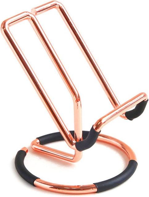 Creative Business Card Holder Business Card Holder Mobile Phone Holder for Desk Cute Metal Display Stand for Office Metal Desk Business Card Holder for Office