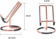Creative Business Card Holder Business Card Holder Mobile Phone Holder for Desk Cute Metal Display Stand for Office Metal Desk Business Card Holder for Office