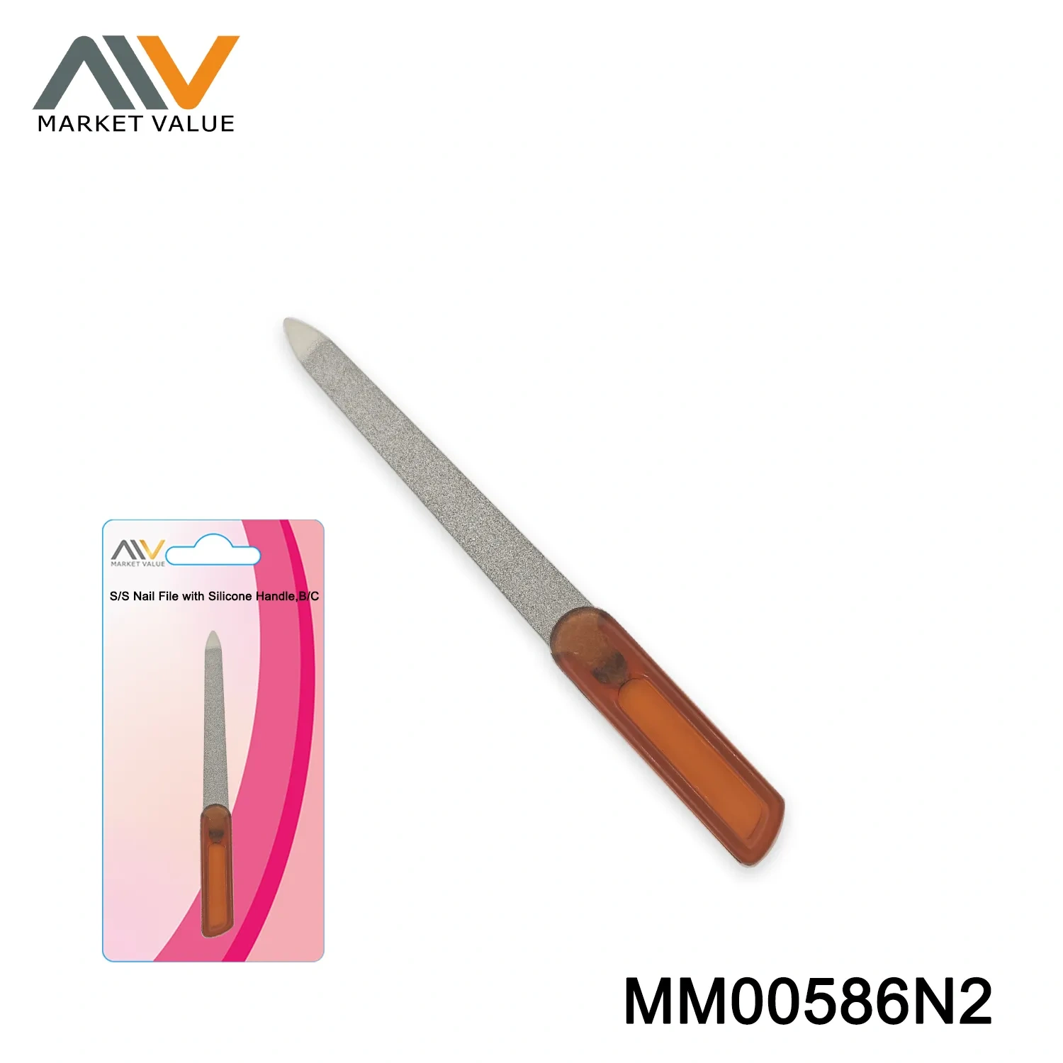 PLASTIC Handle FOLDABLE NAIL FILE IC
