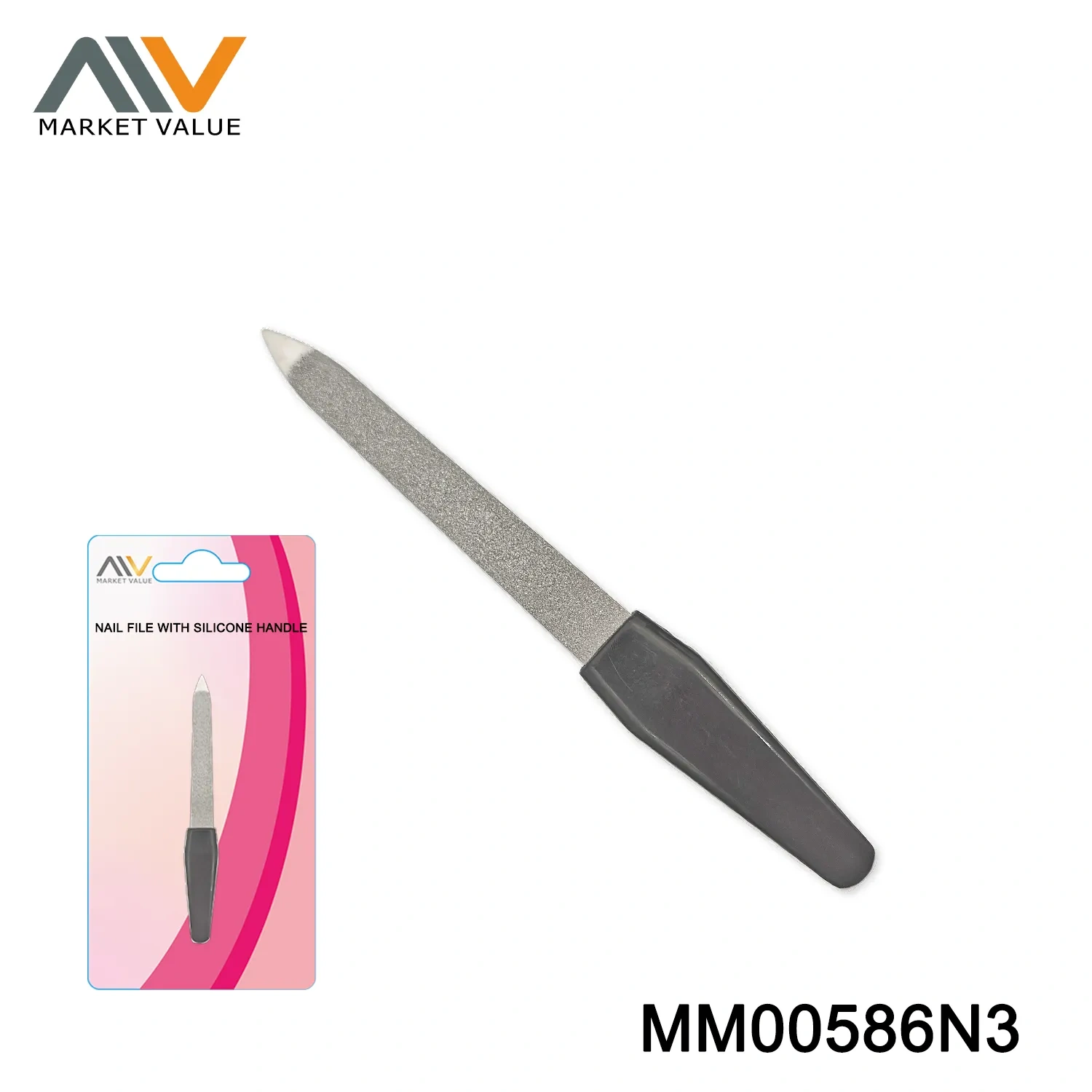 PLASTIC Handle FOLDABLE NAIL FILE IC
