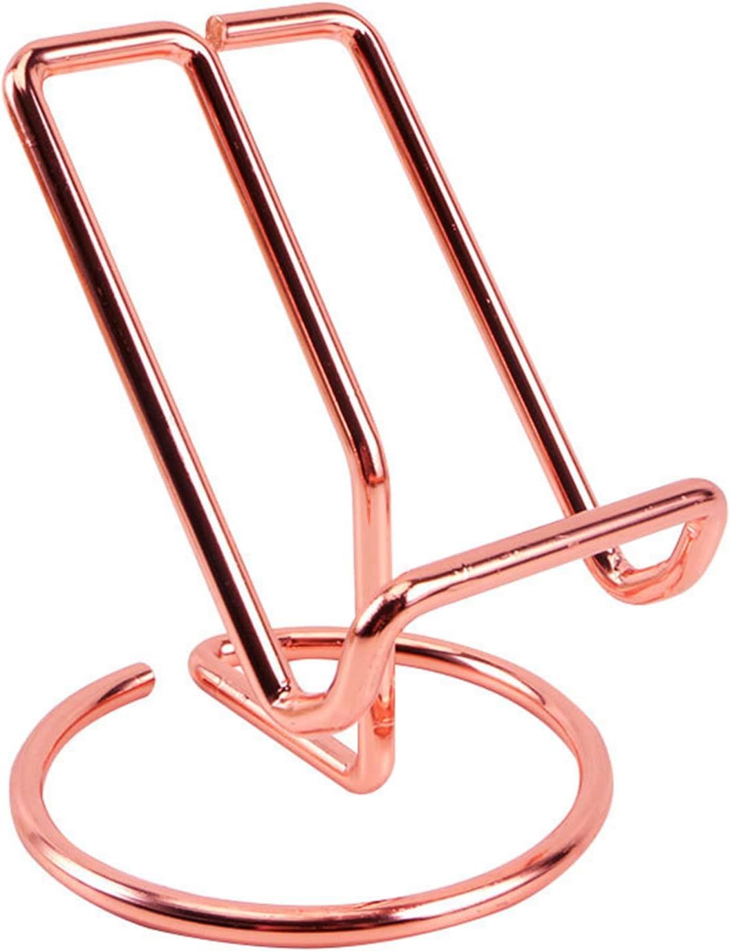 Creative Business Card Holder Business Card Holder Mobile Phone Holder for Desk Cute Metal Display Stand for Office Metal Desk Business Card Holder for Office