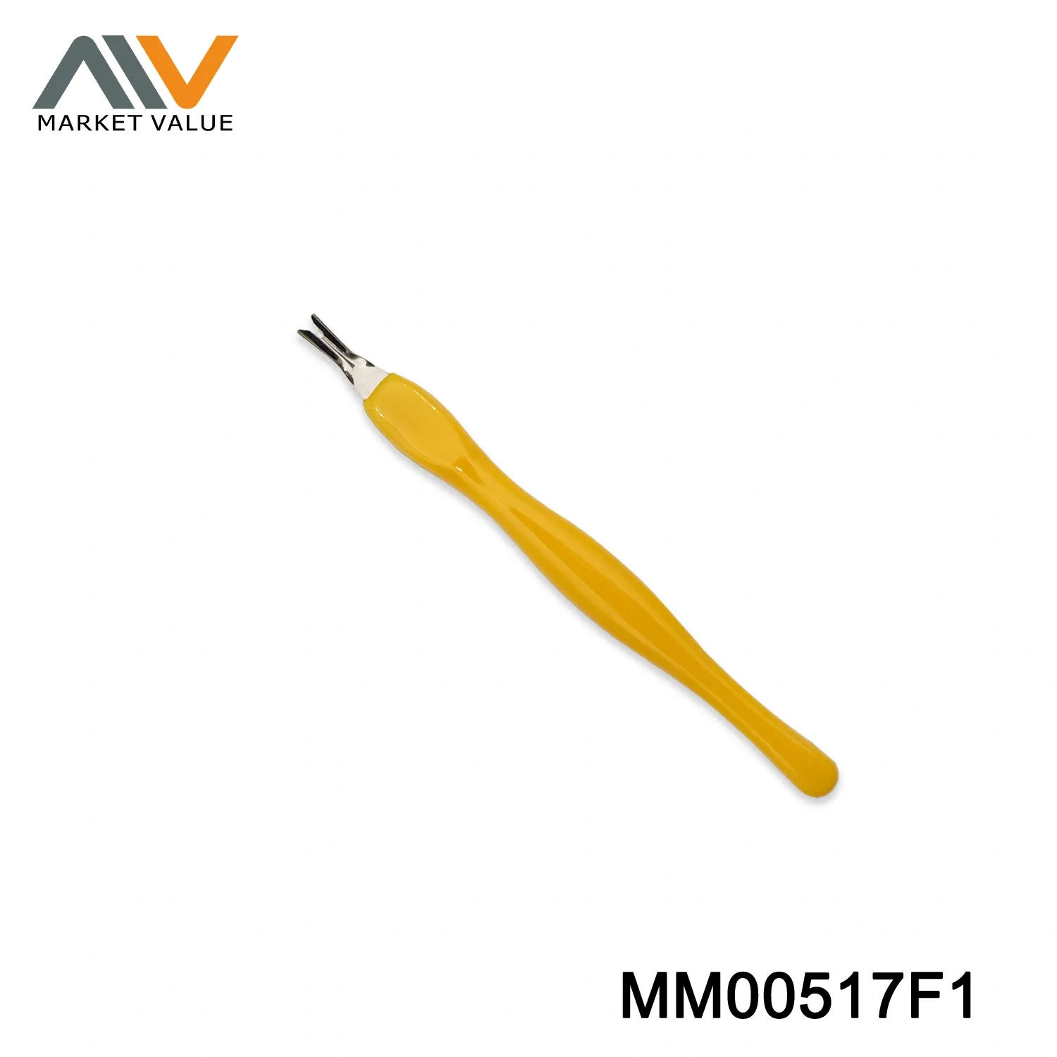 V Shaped Cuticle Fork Dead Skin Fork With  PP Handle