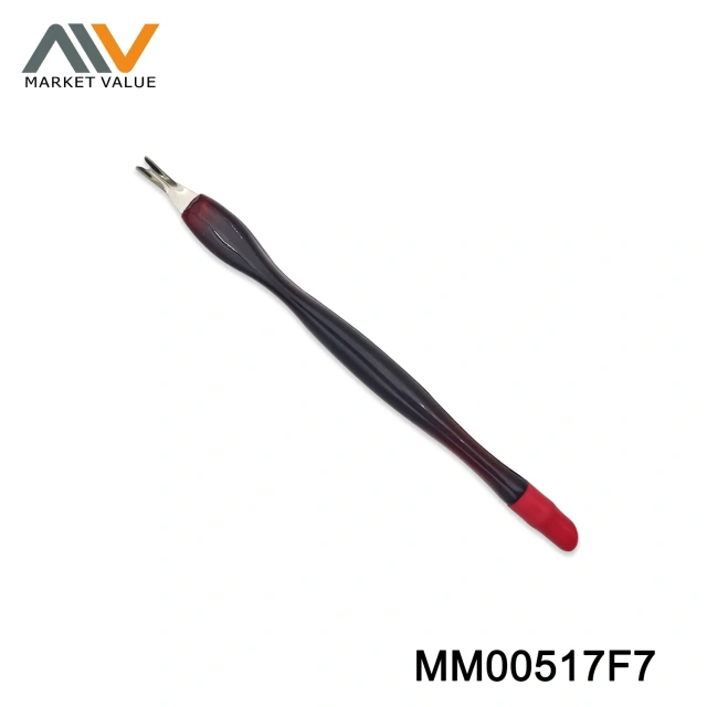 V Shaped Cuticle Fork Dead Skin Fork With  PP Handle
