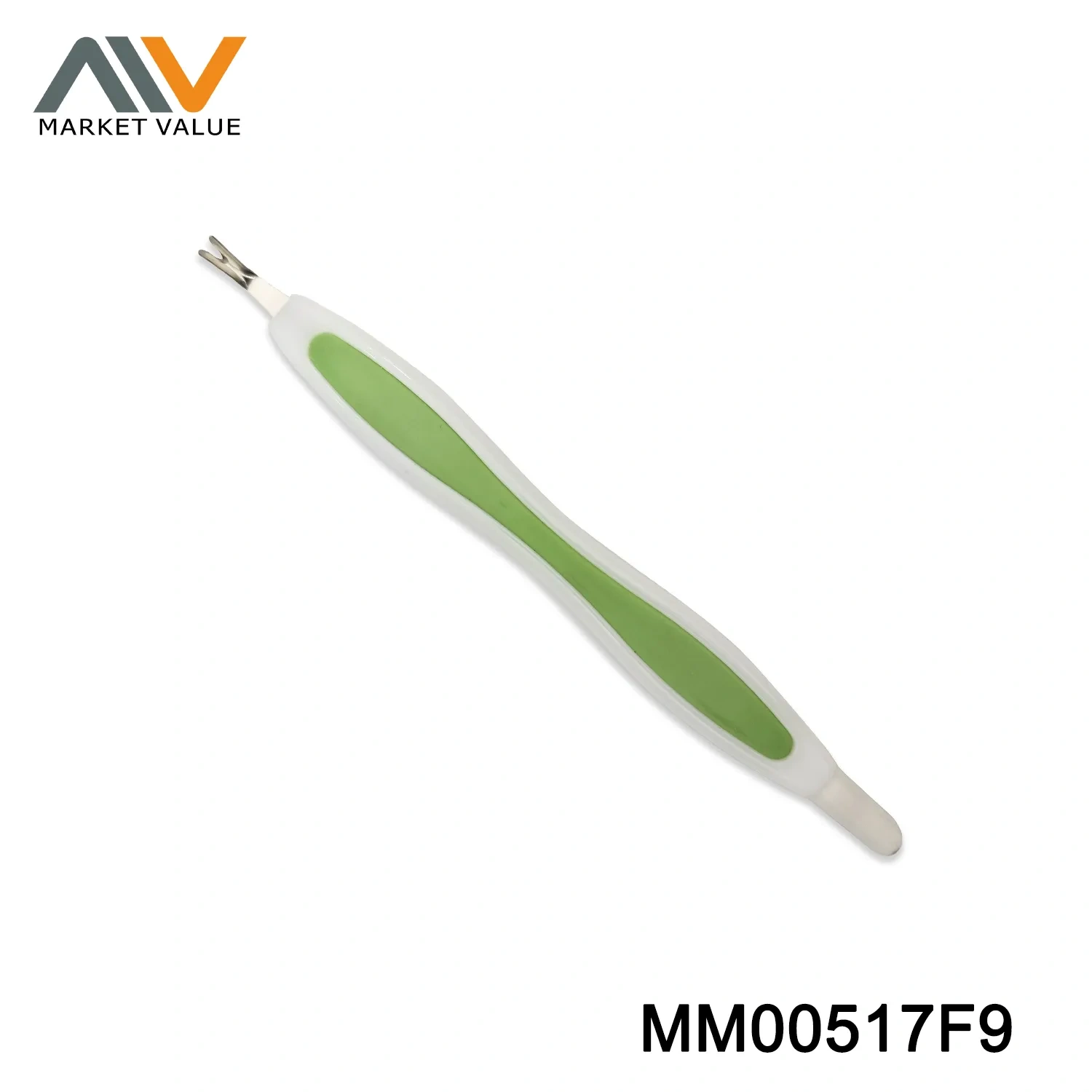 V Shaped Cuticle Fork Dead Skin Fork With  PP Handle