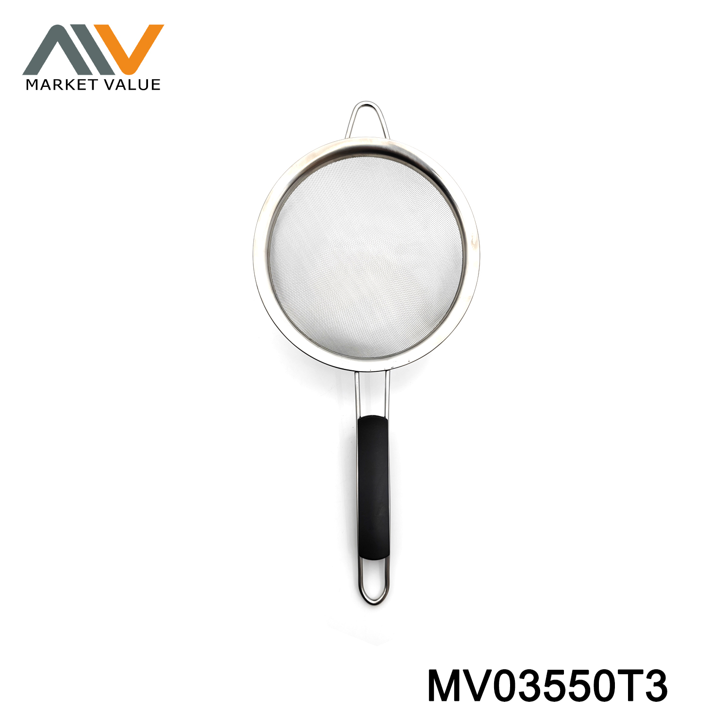 10/12/14/16/18/20 CM SS Strainer with PP Handle TC