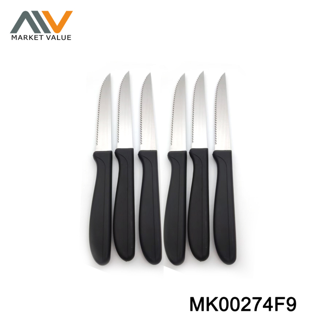6PK Steak Knife pp Handle BC