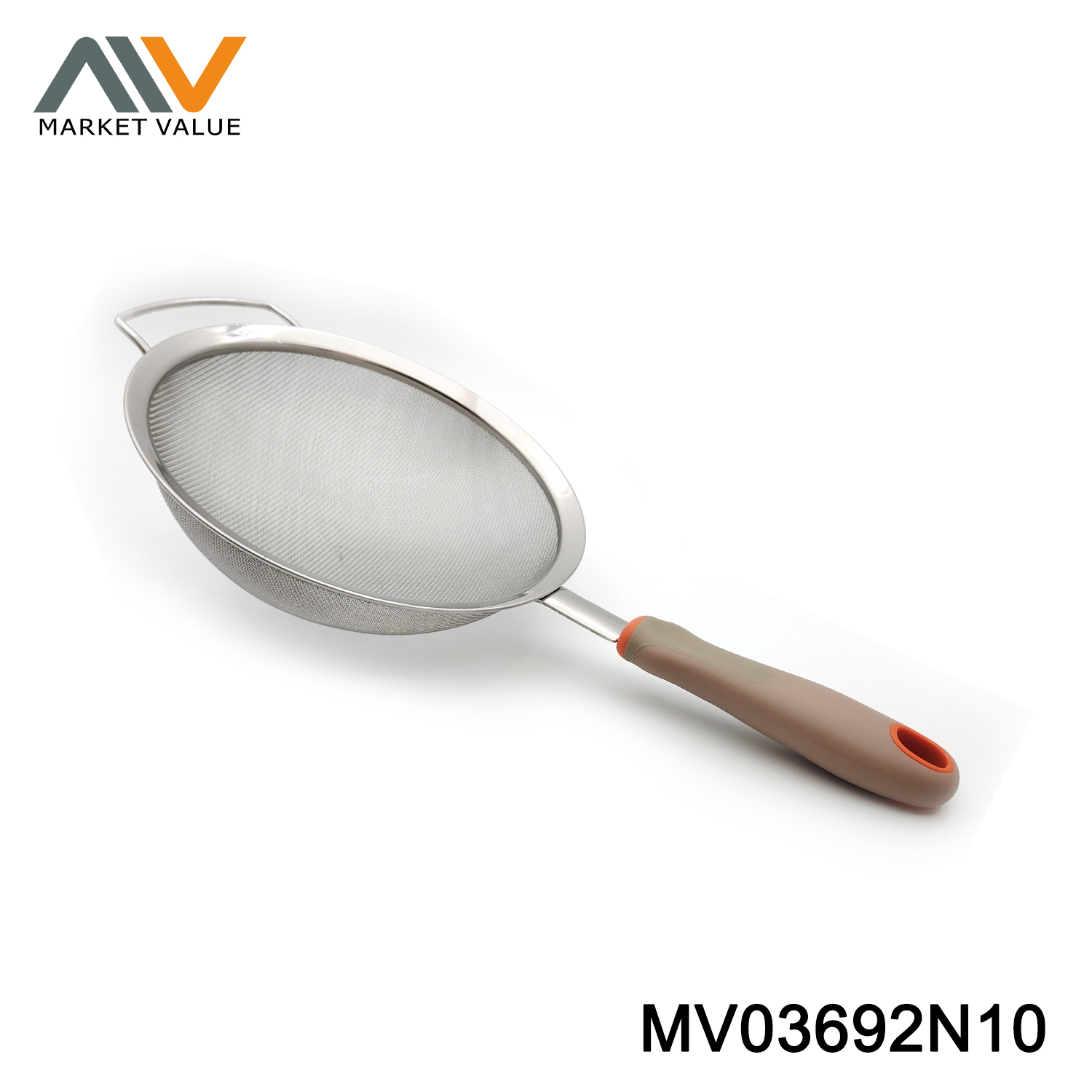 14/16cm SS STRAINER with TPR Handle TC style 3