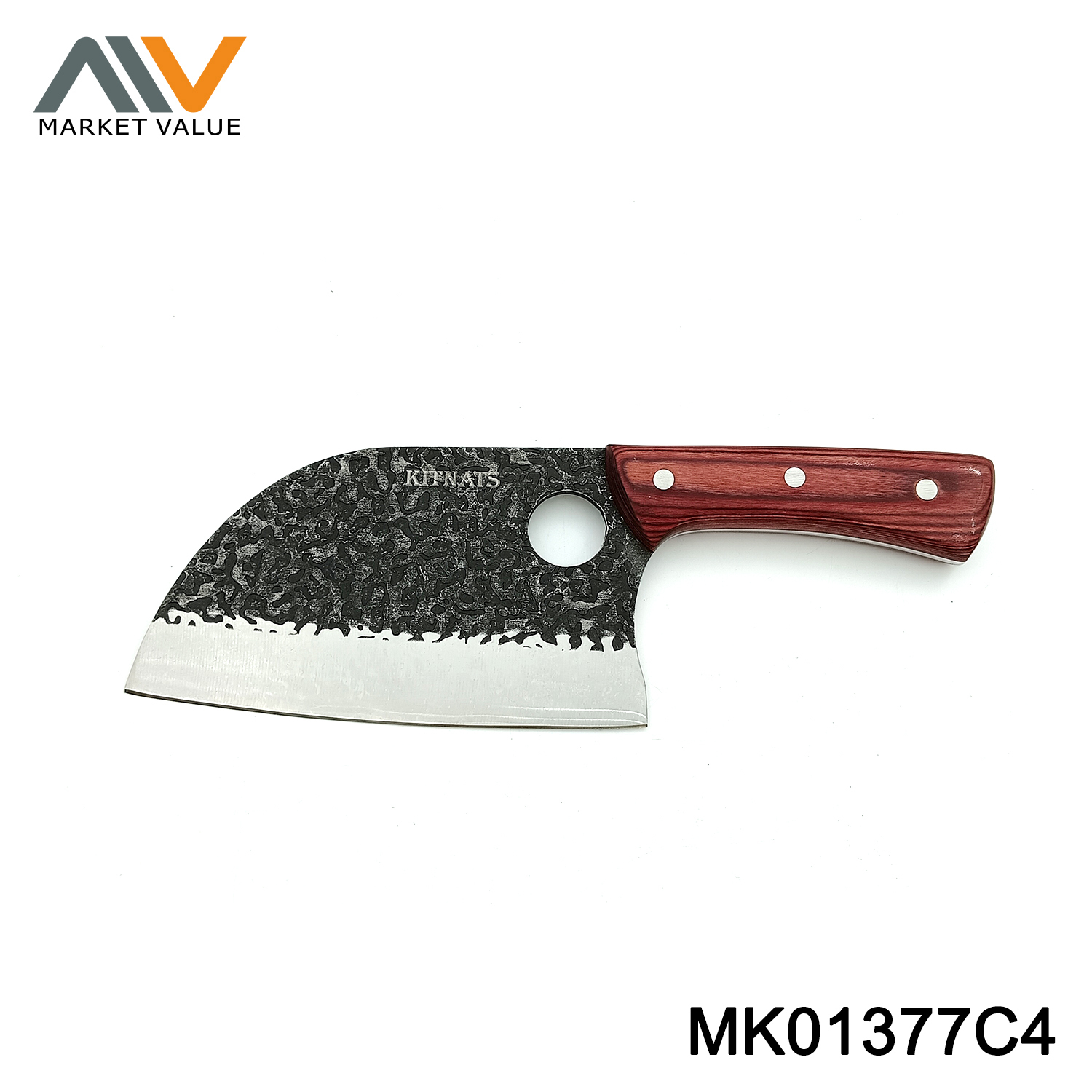 Meat Kinfe With Wooden Handle In PU Bag