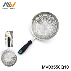 14/16/18/20/22 CM SS Long Hole Strainer With TPR Handle,TC