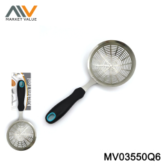 14/16/18/20/22 CM SS Long Hole Strainer With TPR Handle,TC