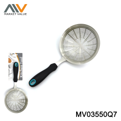 14/16/18/20/22 CM SS Long Hole Strainer With TPR Handle,TC