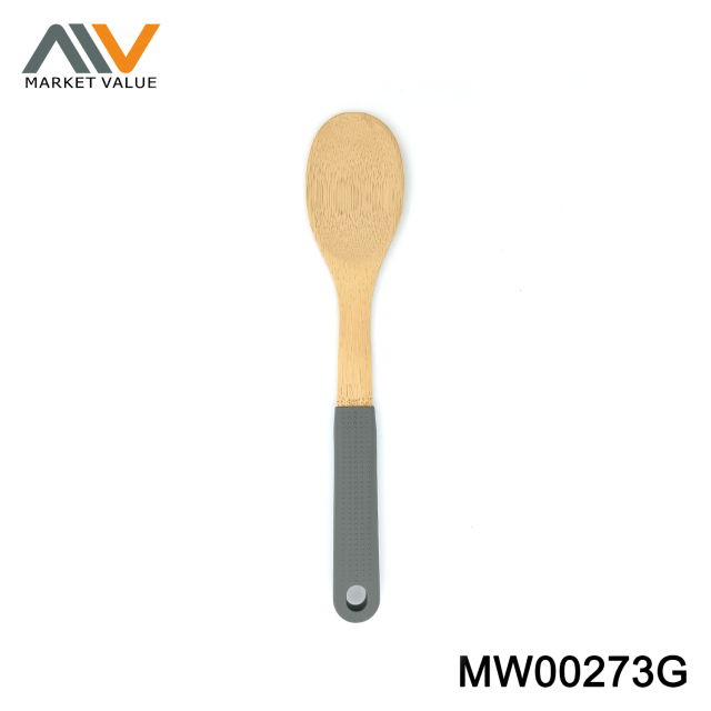 Bamboo Solid Turner Silicone Handle TAG