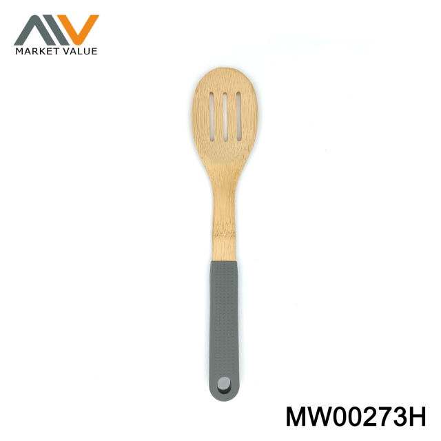 Bamboo Solid Turner Silicone Handle TAG