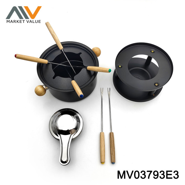 10pcs Fondue Set Nonstick IN Colour box