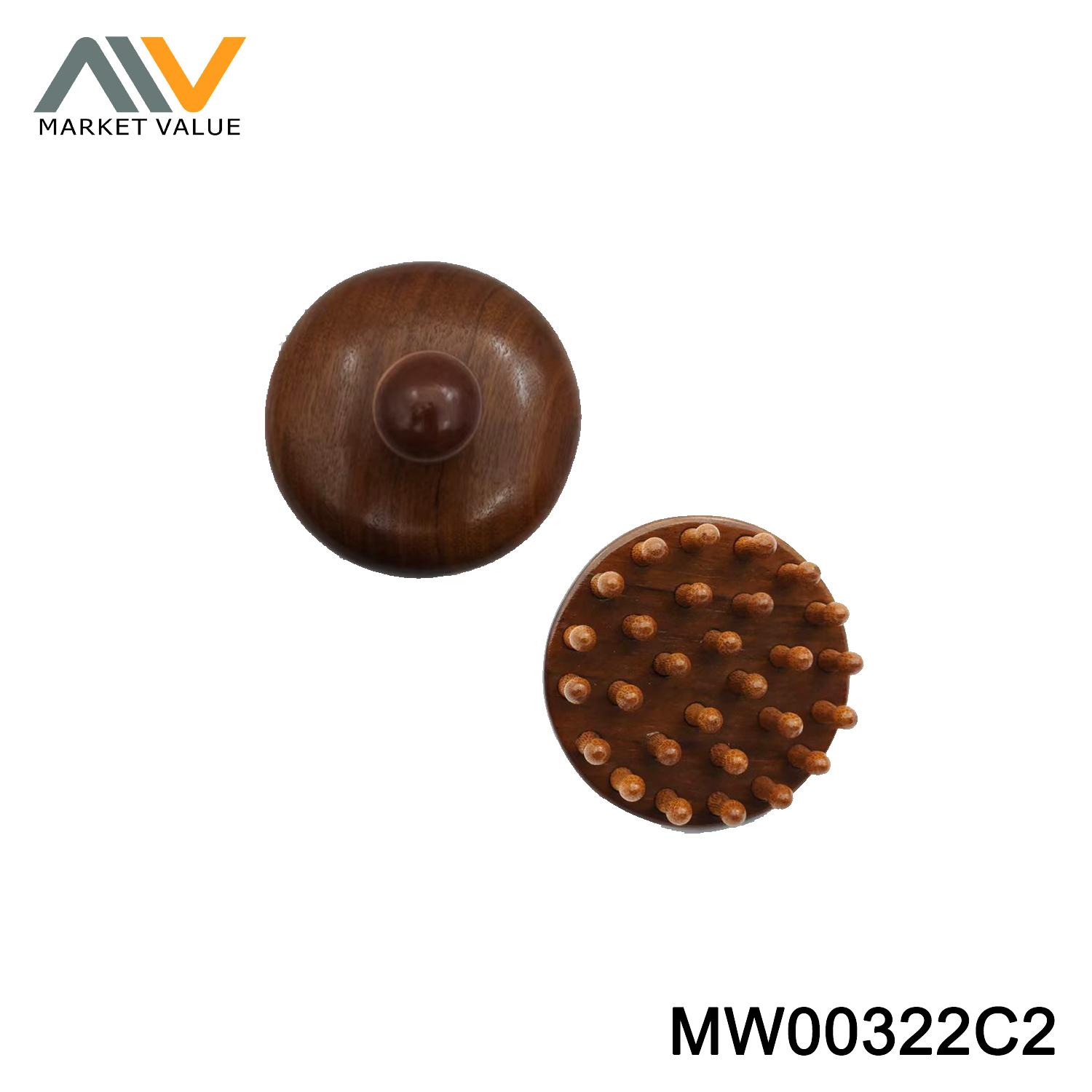 Massage Comb with Wooden Handle,PVC Hang Card