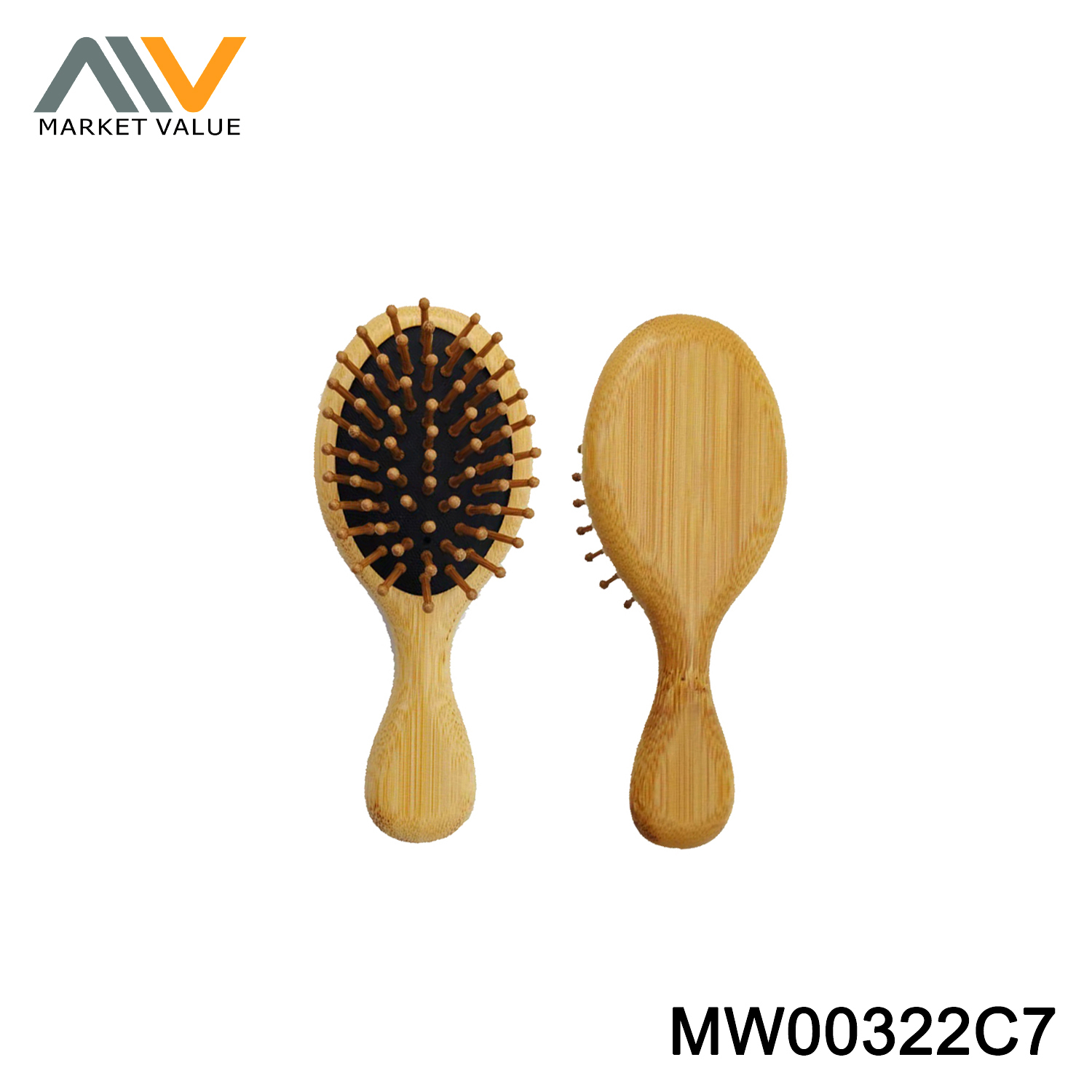 Massage Comb with Wooden Handle,PVC Hang Card