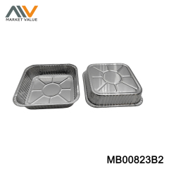 Aluminum BBQ Pan Square in Polbag