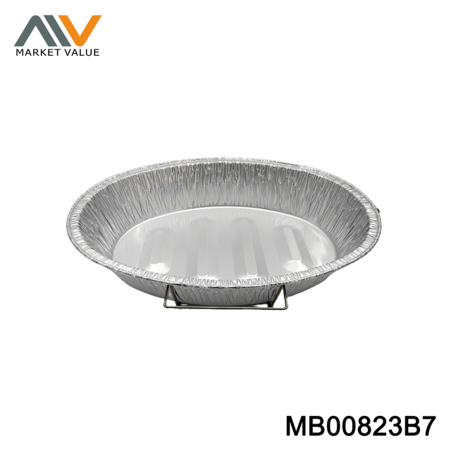 Aluminum BBQ Pan Square in Polbag