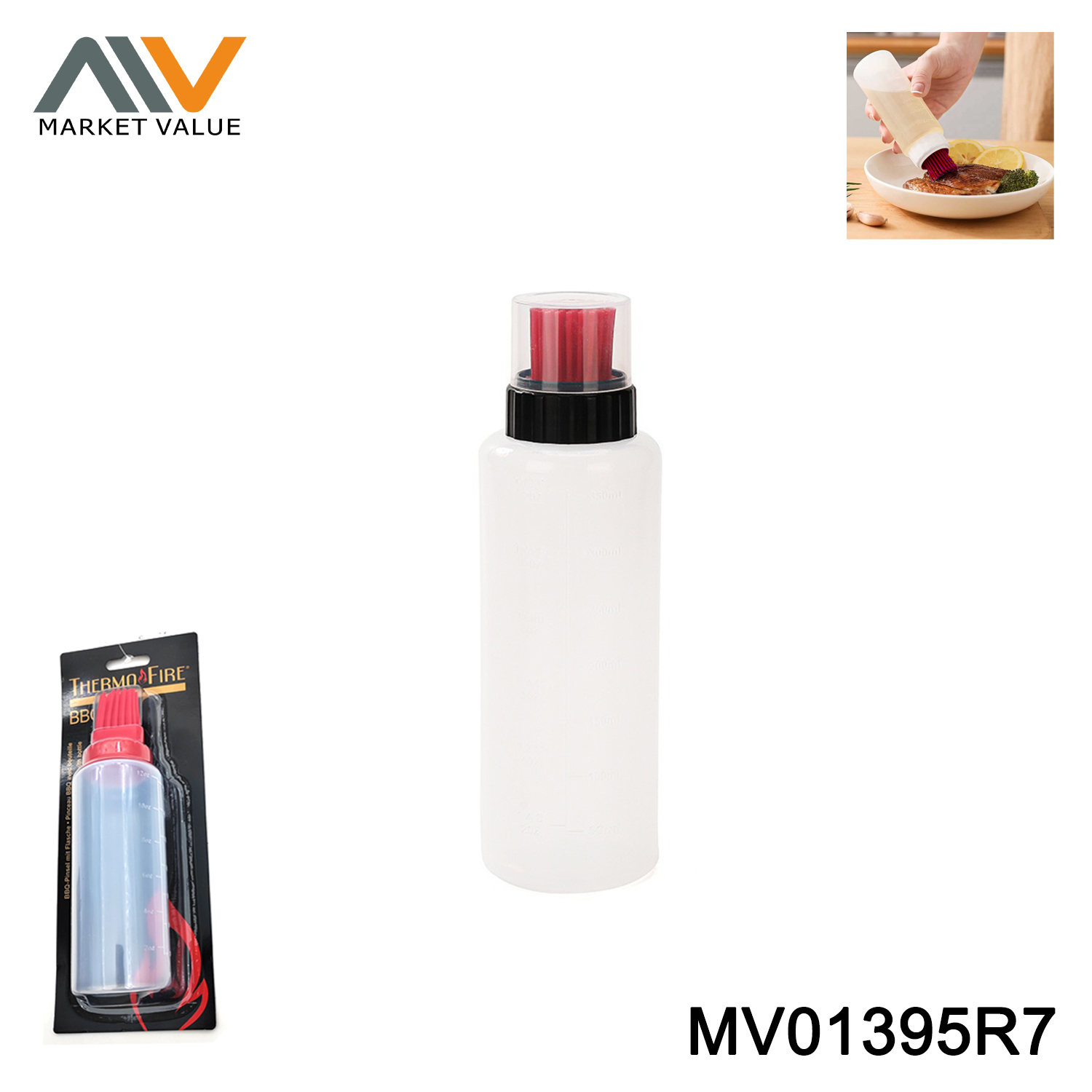 330ML Silicone Brush and bottle BC