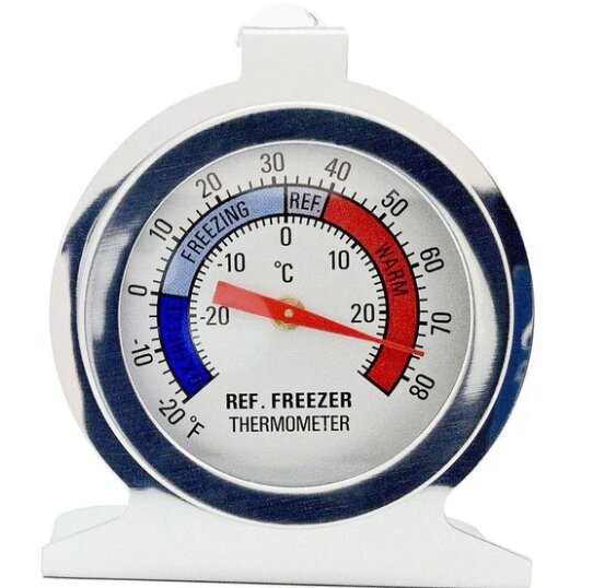 SS430+GLASS REFRIGERATOR THERMOMETER,B/C