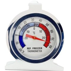 SS430+GLASS REFRIGERATOR THERMOMETER,B/C