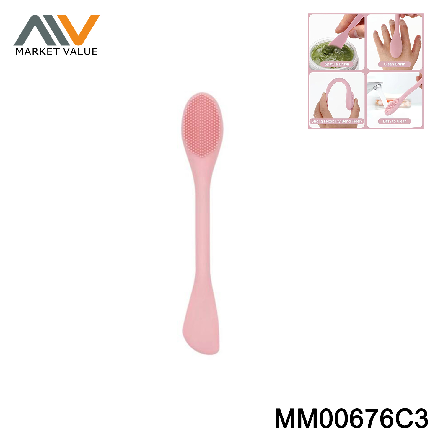 PTE Plastic Washing and Massage Comb IN Colour BAG