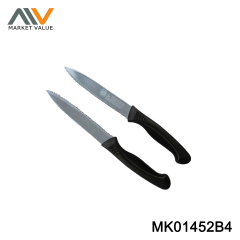 4 "Utility Knife With Teeth,PP Handle,Sandwich Card