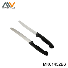4" Table Knife With PP Hand,In PVC Bag,No Teeth Blade