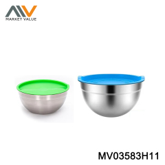 18/24CM SS Salad Bowl In Color Box