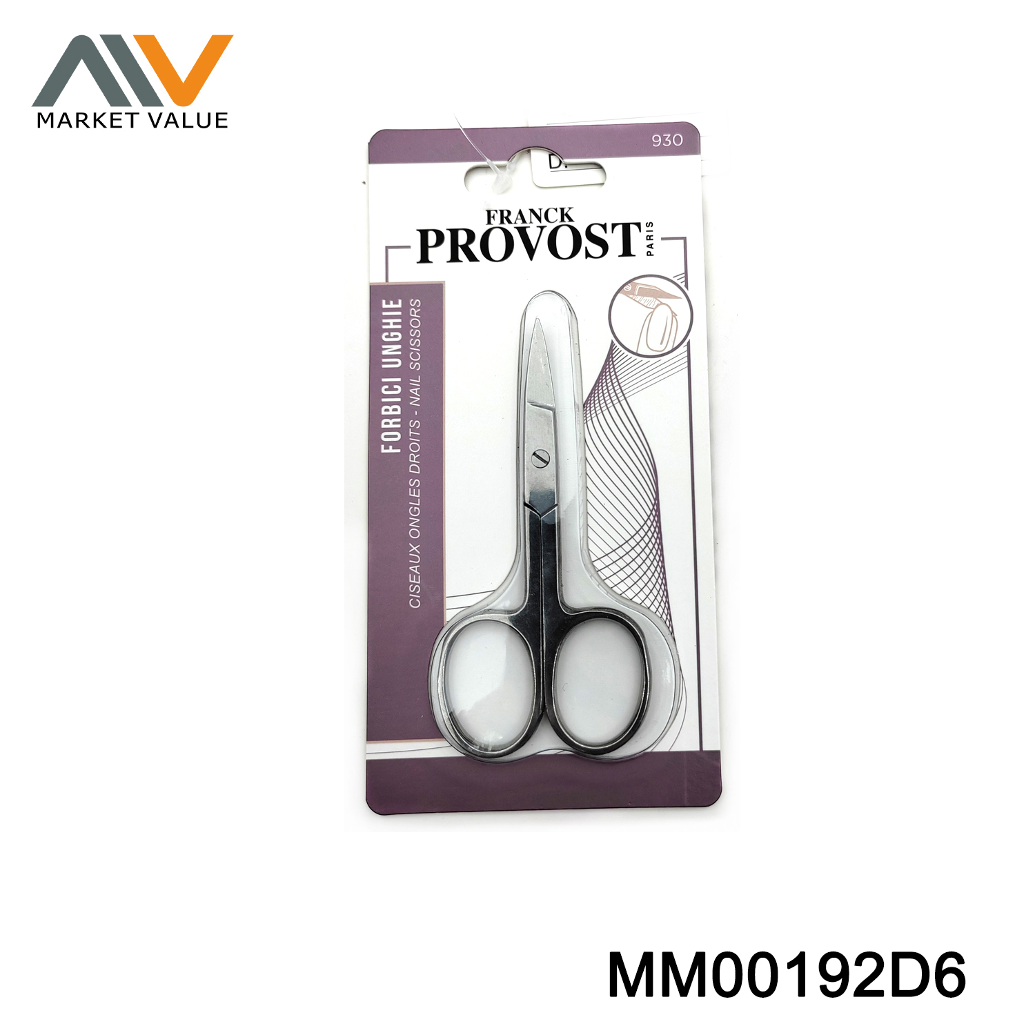 Curved Head Beauty Scissors,Sandwich Card