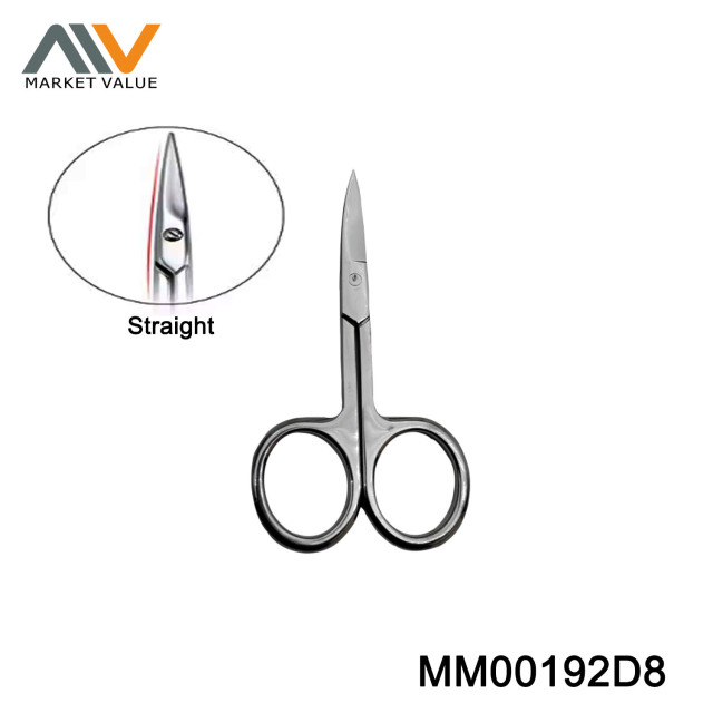 Curved Head Beauty Scissors,Sandwich Card