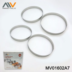 4PK SS Muffin Round Mould IN Colour Box