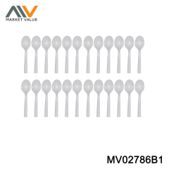 24/36/48/60 PCS 6.5"/7' Lightweight Plastic Spoon/Fork/Knife