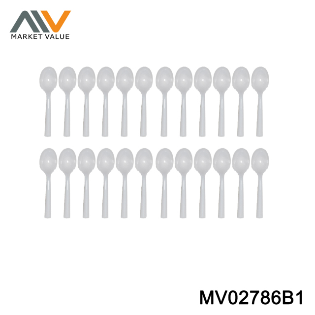24/36/48/60 PCS 6.5"/7' Lightweight Plastic Spoon/Fork/Knife
