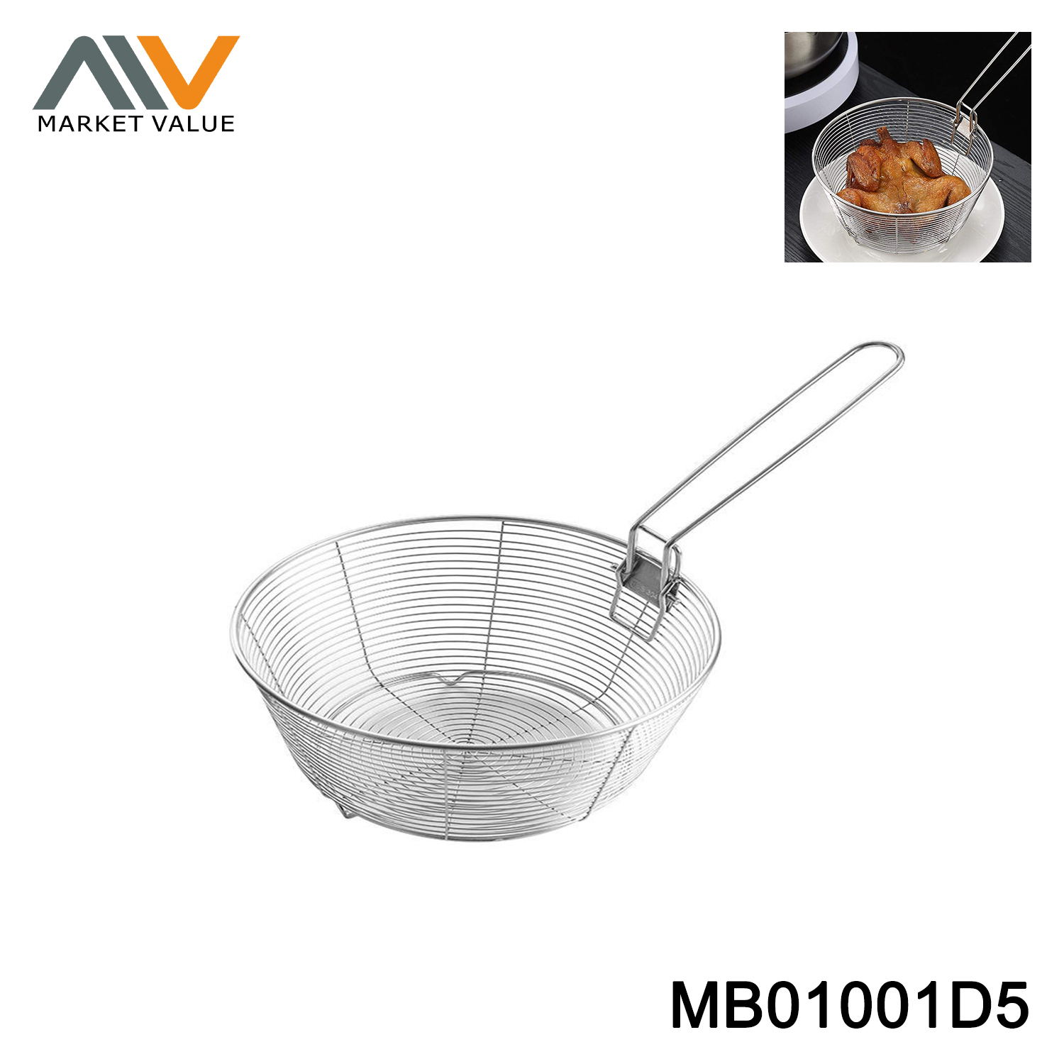 Stainless Fry Serving Basket