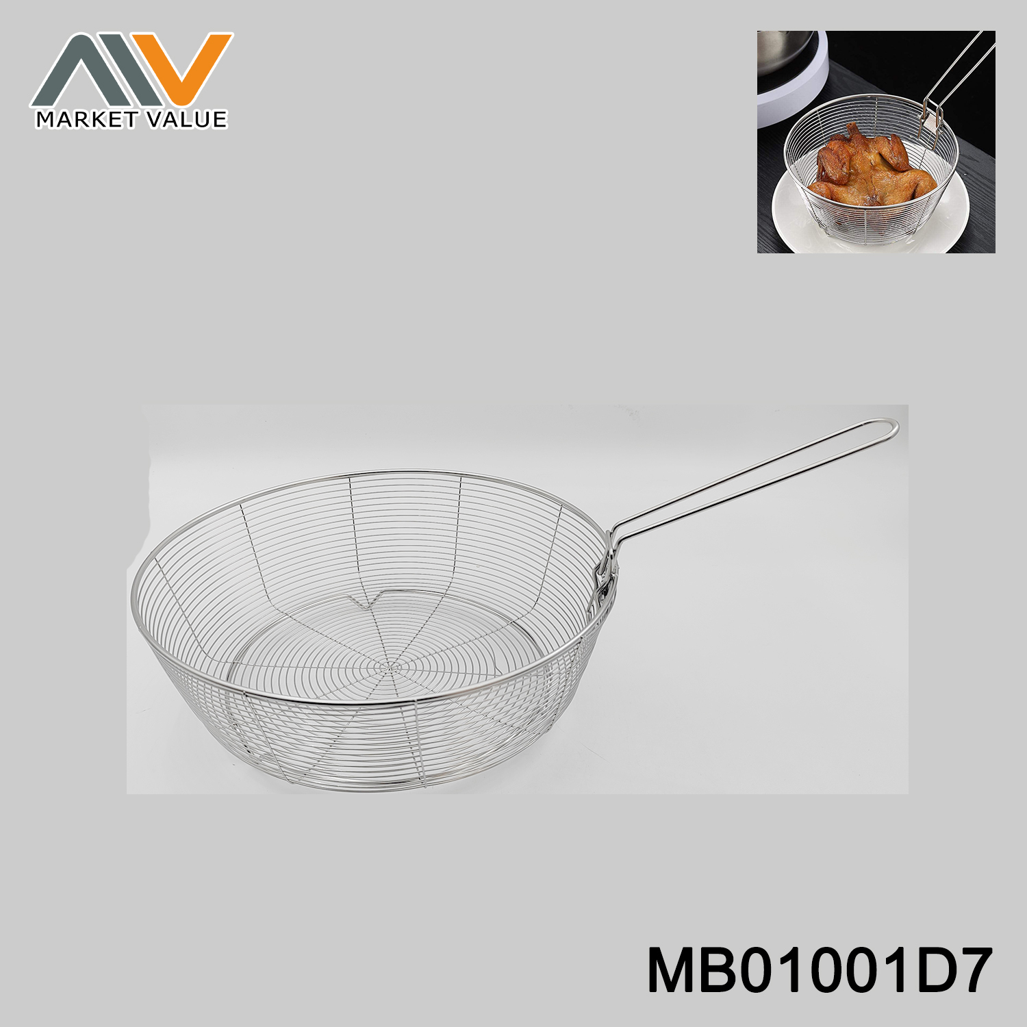 Stainless Fry Serving Basket