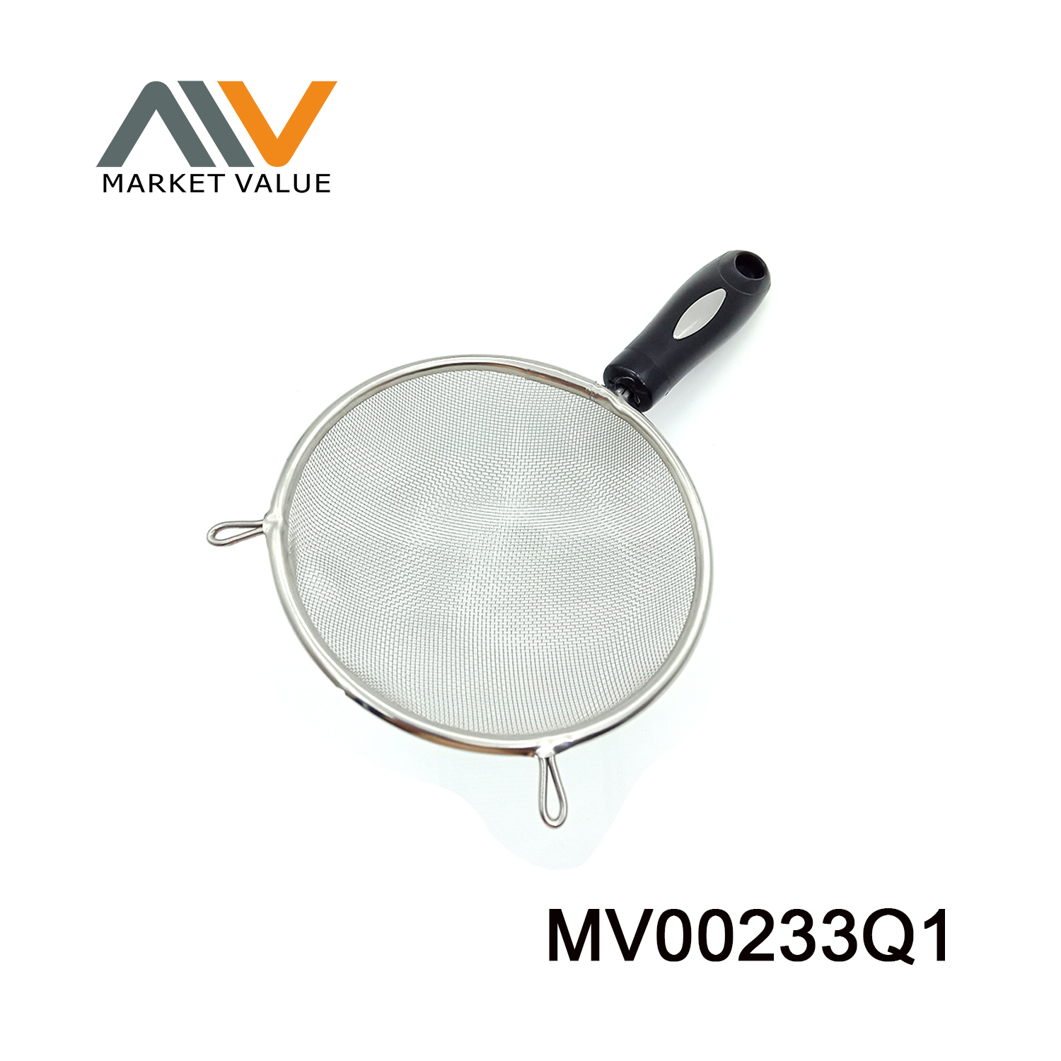 14/16CM S/S STRAINER IN PLASTIC HANDLE