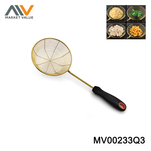 14/16CM S/S STRAINER IN PLASTIC HANDLE